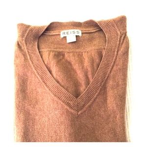 REISS oversized chestnut sweater